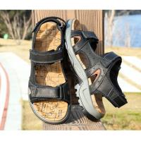 Nueva moda, zapatos de ocio de verano para hombre, sandalias de playa, sandalias de cuero genuino de alta calidad, sandalias suaves de talla grande para hombre, talla 38-48 - details 23
