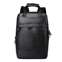 Mochila Pu para hombres, mochila para estudiantes universitarios minimalistas, bolsa de computadora para viajes de negocios, bolso de ocio de gran capacidad - details 8