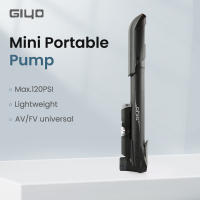 GIYO-bomba de mano portátil para bicicleta, inflador de neumáticos de aleación de aluminio, válvula Schrader Presta, 120Psi - details 0