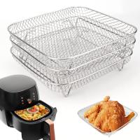 Bandeja de Acero Inoxidable para Freidora de Aire, 3 unidades - details 6
