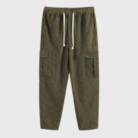 Pantalones rectos de primavera para hombre, pantalones casuales de pana, pantalones masculinos - details 4
