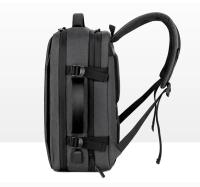 Mochila de viaje clásica para hombre, morral de negocios expandible con USB, bolsa de gran capacidad para ordenador portátil, im - details 16