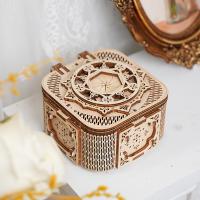 Caja de música mecánica, rompecabezas de madera para adultos, decoración de escritorio de madera artesanal, caja de música modelo 3D, ideal para regalos de vacaciones y cumpleaños - details 4