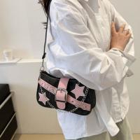 Bolso casual Y2k Bolso de axila Bolso de mano Cadena Bolso de hombro de estilo coreano Patrón de estrella Bolso de mano de mezclilla Viaje - details 2