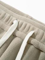 RdovkxuaPantalones De Chándal De Invierno Para Hombre, Moda Coreana, Forro Polar Grueso Y Cálido, Pantalones De Chándal Sueltos Rectos De Pierna Ancha, Pantalones Térmicos Informales De Terciopelo Para Hombre - details 11