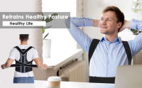 Adjustable Fully Back Posture Corrector Shoulder Waist Support Straightener Children Adults Improve Posture Pain Relief - details 0