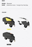 Rhinowalk-bolsa para tubo superior de bicicleta, tornillo o correa de fijación resistente al agua para bicicleta de montaña y carretera, no toca la pierna con correa de fijación para teléfono - details 2