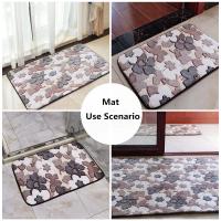 Alfombrilla antideslizante para suelo de dormitorio, Felpudo de lana de Coral para entrada del hogar, cocina, baño, decoración de puerta, baño y ducha - details 5