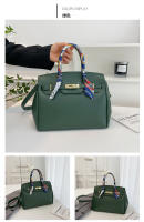 Kelly bolso de seda texturizada bufanda lichi patrón bolso de moda hombro de moda bolso de las mujeres - details 38