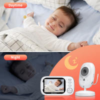 Awapow 3.5Inch Video Baby Monitor With Camera High HD Wireless Baby Nanny Security Camera Night Vision Temperature Monitoring - details 4