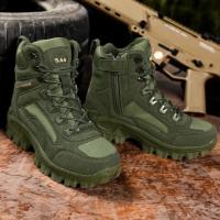 Botas de Senderismo de Alta Talla para Hombres Zapatos de Seguridad para la Tierra Caliente - details 11