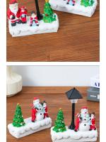 Luz de noche de Navidad de explosión creativa, decoración de pared de vela para habitación de niños, adorno de artesanía de resina creativa - details 7