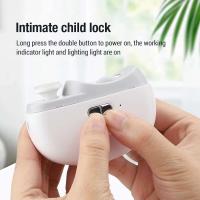 Cortauñas eléctrico 2 en 1, cortauñas antisalpicaduras para manicura, tijeras para dedos de los pies de bebé, herramientas para cortar uñas gruesas y pedicura - details 12