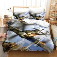 Funda de Avión de Combate Nórdico Tamaño King/Queen Juego de Cama Volador para Niños, Adolescentes y Niños Funda de Edredón Moderna y Fresca - details 5