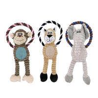 Juguete de Peluche para Perros Juguete Interactivo Resistente a Mordiscos Limpieza Dental - details 3
