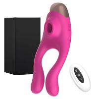Vibrador para mujer, anillo para pene, estimulador del clítoris, succionador de clítoris, retardante de eyaculación, anillo alargador de pene, Juguetes sexuales para hombres y parejas - details 9