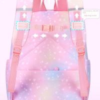 Mochila infantil de arcoíris con apertura lateral estilo refrigerador, bolso de hombro con apertura de puerta, bolso escolar para estudiantes de estilo coreano - details 6
