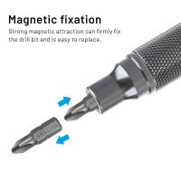 Soporte de brocas de aleación de aluminio de 6,35mm, Mini destornillador magnético ergonómico, barra de sujeción, vástago hexagonal resistente y duradero de 6,35mm - details 3