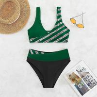 Bikini push-up blanco para mujer, microbañador sexy a rayas de talla grande, conjunto de dos piezas, traje de baño brasileño XXXL - details 21