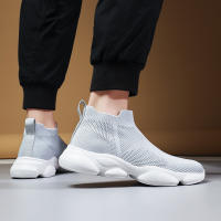 Zapatillas de deporte informales sin cordones para hombre, zapatos transpirables para caminar, ligeros, talla grande, color negro - details 20