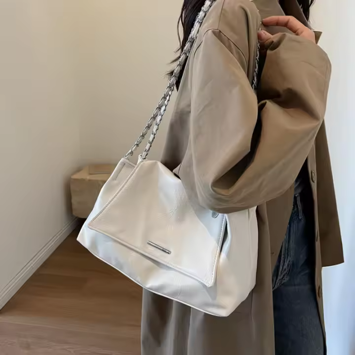 Bandolera de gran capacidad para mujer, bolso mensajero con cadena Super Fire Commuter de verano - 1