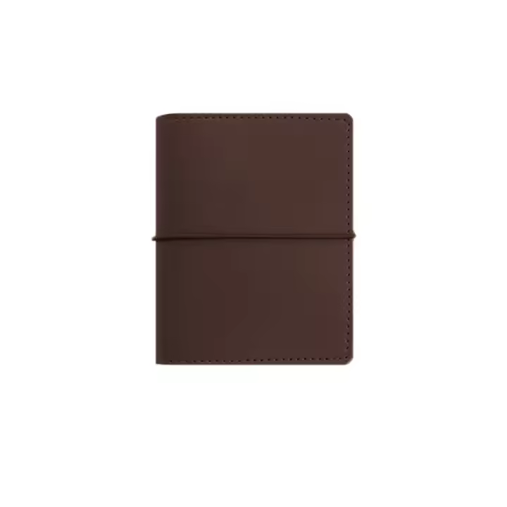Cuaderno creativo M5 de hojas sueltas de cuero PU, Mini cuaderno de bolsillo con página en blanco, 50 hojas, diario, carpeta DIY, cuaderno escolar - 1
