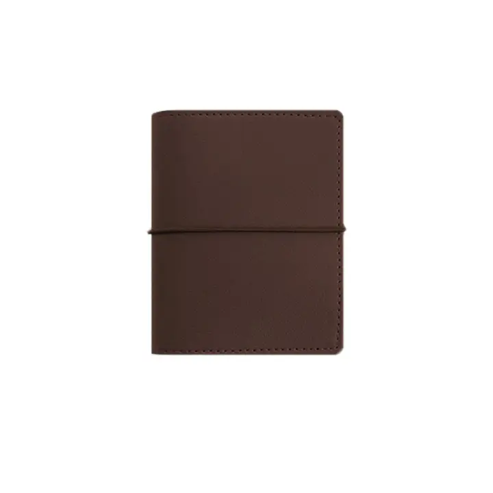 Cuaderno creativo M5 de hojas sueltas de cuero PU, Mini cuaderno de bolsillo con página en blanco, 50 hojas, diario, carpeta DIY, cuaderno escolar - 1