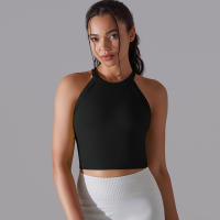 Nessaj-Chaleco deportivo para mujer, sujetador con almohadillas para el pecho, sin costuras, doble capa, a prueba de golpes, top corto, gimnasio, entrenamiento, correr - details 7