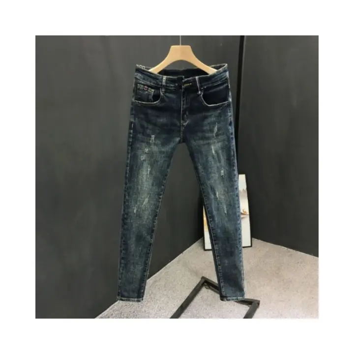 Pantalones vaqueros de camping de diseñador senior, pantalones casuales de moda para hombres - 1