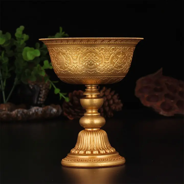 Soporte de Lámpara de Mariposa de Cobre Dorado Obra Maestra, Textura Clara, Diámetro 9.5cm, Grande - 1