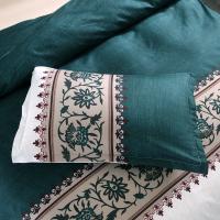 Juego de Ropa de Cama de Lujo Sólido Estilo Nórdico para Pareja con Funda de Edredón Individual Doble Cubierta de Tatami Tamaño Twin Full Queen King - details 3