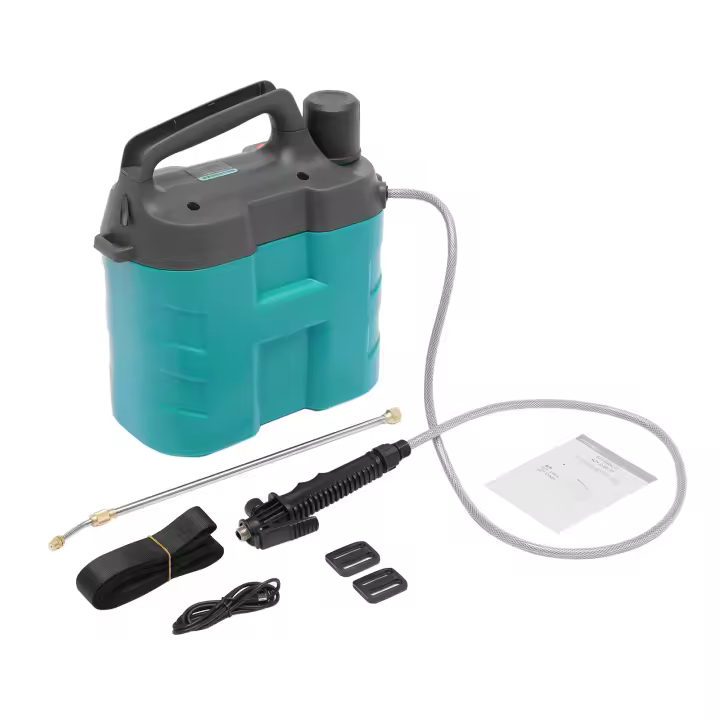PULVERIZADOR eléctrico de 8L con correa ajustable para el hombro, para jardín, césped - 1
