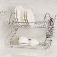 Escurridor de platos práctico en forma de S de 2 niveles, estante de secado de platos de Metal que ahorra espacio, escurridor de tazas estable, encimera - details 4