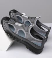 Sandalias de verano para hombre, zapatos de playa huecos, zapatos informales versátiles con agujeros, cubierta de pie de suela suave para viajes al aire libre - details 0