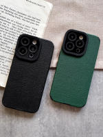 Funda de teléfono de cuero artificial para iphone, color sólido, 12/13/14/15 Pro Max, disponible en una variedad de colores - details 0