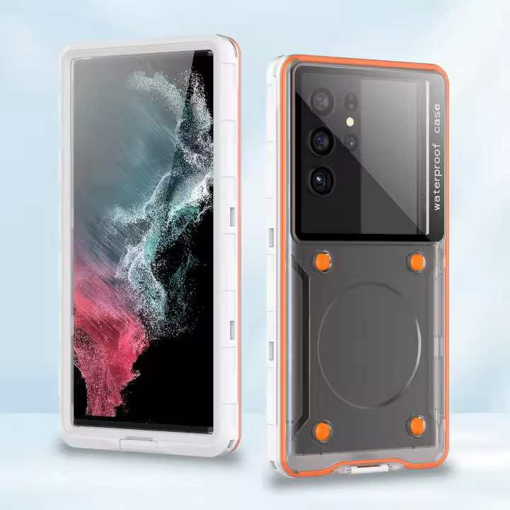 Funda de teléfono de buceo IP68 para iPhone 16 15 Samsung S24 Ultra S23 FE A55 Note 20 Xiaomi 14 Huawei P50 Pro, Caja impermeable subacuática - 1