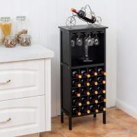 Botellero de cristal, apto para vinotecas de cocinas, restaurantes, bares, 42 x 25 x 96 cm - details 1