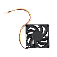 Ventilador de refrigeración sin escobillas, 70x70mm, 12V, 3 pines, caja de ordenador, CPU, CC, negro - details 6