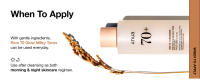 ANUA 70 Glow Milky Toner, para piel de vidrio, agua de arroz, niacinamida, ceramidas, pantenol, sin fragancia, no comedogénico, hongos - details 11
