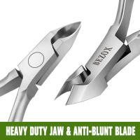 Alicate para cutículas, cortador y removedor profesional de la cutícula del acero inoxidable para la piel muerta y la cutícula - details 5