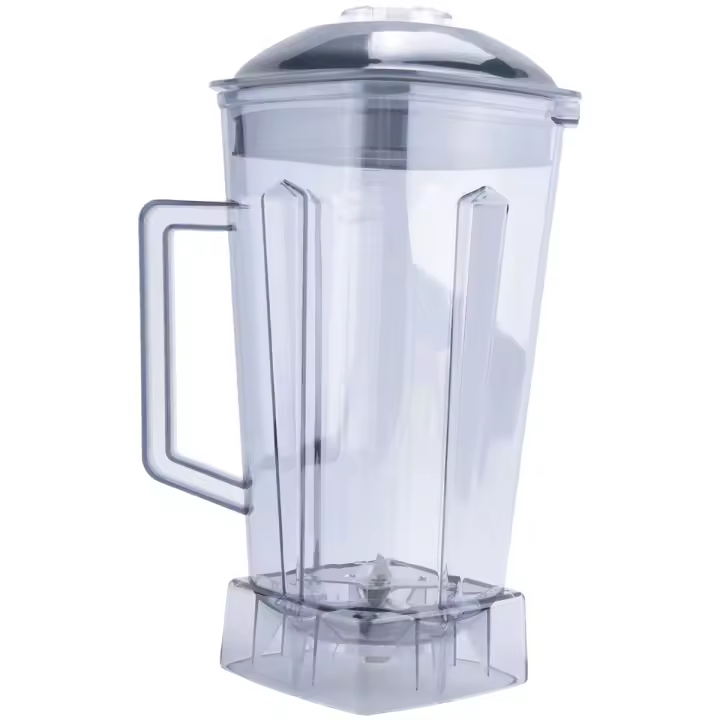 Jarra de repuesto para licuadora, pieza de repuesto transparente, capacidad de 2L, Compatible con SILVER CREST - 1