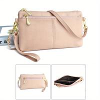 Bolso Bandolera de Lujo para Mujer con Bloqueo RFID - Correa de Hombro Ajustable, Cierre de Doble Cremallera, Bolso de Mano Azul Marino y Negro con Herrajes Dorados para Uso Diario y Formal, Bolso Bandolera - details 15
