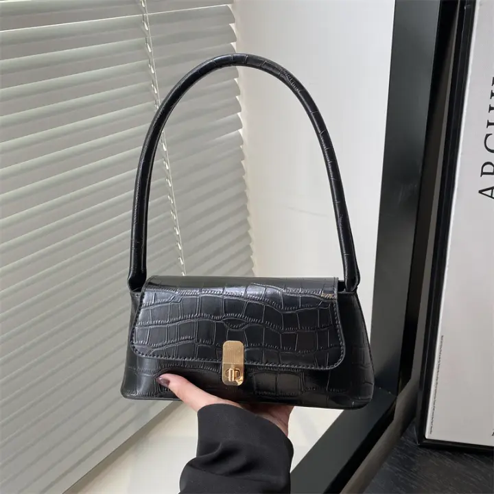 Nuevas Bolsas Retro para Mujer Bolsas de Hombro Commuter de Alta Gama Bolsas Baguette a la Moda - 1