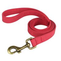 correa ustables cuero PU perro, Collar duradero cuerda de plomo mascotas, suave para perros pequeños, medianos y randes, - details 39