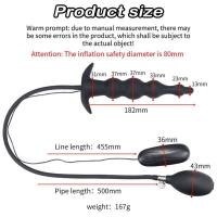 Vibrador Interruptor de Plug Estimulador de Prostates Dilatador Anal Juguete Sexual para Parejas - details 11