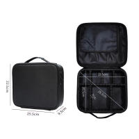 Estuche de cosméticos impermeable para mujer, bolsa de maquillaje para brochas de belleza, neceser de viaje, novedad - details 3