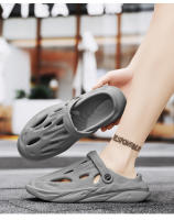 Nuevo hombre zapatos fríos hombre verano moda hombre coco agujero zapatos hombre vestido exterior hueco sandalias de playa zapatillas hombre - details 12