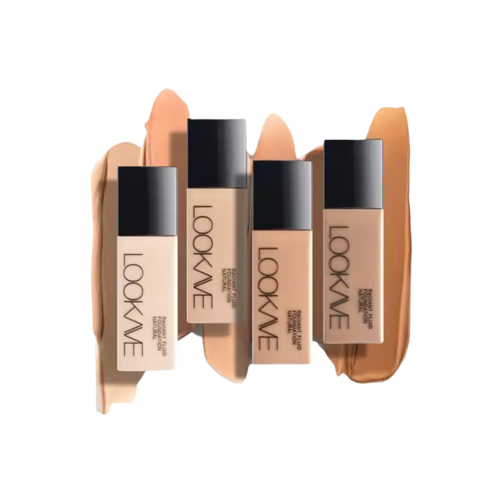 Base de maquillaje mate, cobertura completa duradera, corrector hidratante y tono, Beig oscuro W4H2 - 1