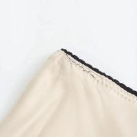 Faldas largas para mujer, falda Midi elegante de fiesta de noche con mariposa, moda plisada, color Beige y negro, verano y otoño 2024 - details 11