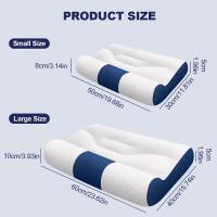 Almohada de Plumón de Ganso Cómoda para Mejorar el Sueño Almohada de Cuello Uterino Ergonómica para Dormir en Todas las Posiciones - details 0